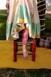 Yasmin Pastel Printed Anarkali Suit