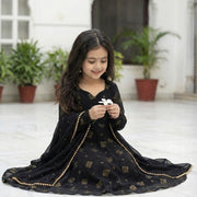 Maya Gold Anarkali (Mom & Mini Combo)