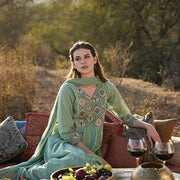 The Polka Dot Mint Green Kurta Set