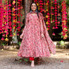 Flamingo Pink Chiffon Anarkali Suit