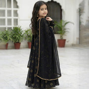 Maya Gold Anarkali (Mom & Mini Combo)