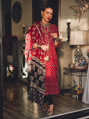 Ishrat Block Printed Cotton Salwar Kameez Set