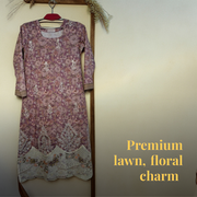 Aamira Premium Lawn Kurta Set