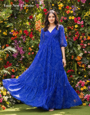 Blue Mirage – Royal Boho Dress