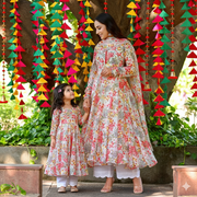 Cherish the Bond: Shireen Anarkali Suit Set Combo