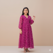 Berry Tara Royal Boho Dress: Cultivating Cherished Moments