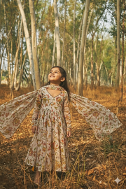 Mirroring Moments: Rituraj Chiffon Anarkali Suit Combo