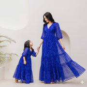 The Blue Mirage Royal Boho Dress: A Symphony of Shared Style