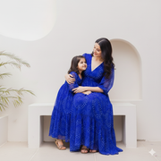 The Blue Mirage Royal Boho Dress: A Symphony of Shared Style