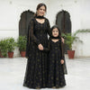 Maya Gold Anarkali (Mom & Mini Combo)