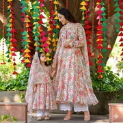 Cherish the Bond: Shireen Anarkali Suit Set Combo