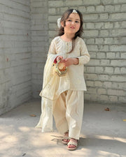 Aayat - Kids Festive Cotton & Muslin 3-Piece Set