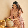 June Powder Pink Cotton Printed Suit Set