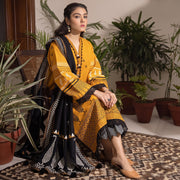 Noir Saffron Premium Pure Mul Cotton 3-Piece Set