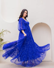 Blue Mirage – Royal Boho Dress