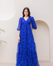 Blue Mirage – Royal Boho Dress