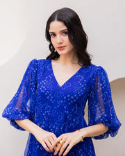 Blue Mirage – Royal Boho Dress