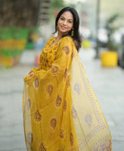 Saniya Mustard Kota Cotton Old Money Salwar Kameez Suit