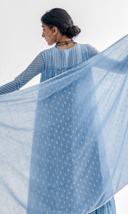 Iconica 'Ridhi' Block Print Cotton Anarkali Set