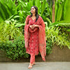 Eshal Coral Kota Cotton Old Money Salwar Kameez Suit