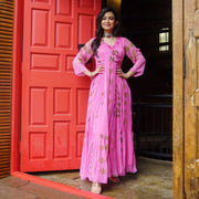 Gulabi Chiffon Maxi Dress