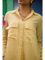 Sunline Stripes – পিওর মুল কটনের কো-অর্ড সেট