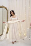 Iconica Lux Aura Anarkali – পার্ল লেস এম্ব্রয়ডার্ড জর্জেট সেট