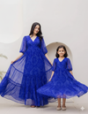 Royal Boho Maxi Dress, Mom+Mini Combo
