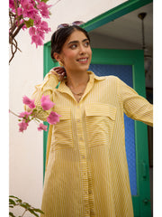 Sunline Stripes – পিওর মুল কটনের কো-অর্ড সেট