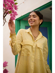 Sunline Stripes – পিওর মুল কটনের কো-অর্ড সেট