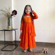 Tangerine Mommy & Me Anarkali  Set