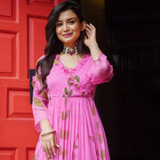 Gulabi Chiffon Maxi Dress